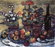 unknow artist Fruits and flowers France oil painting reproduction